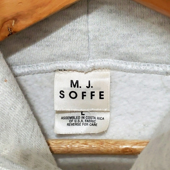 Soffe Unisex Vintage MARINE CORPS Gray Hoodie Sweatshirt. Like New Condition. - Picture 5 of 6